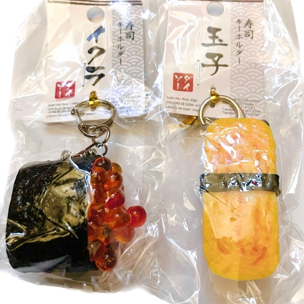 🆕NWT Sushi Keyrings Set